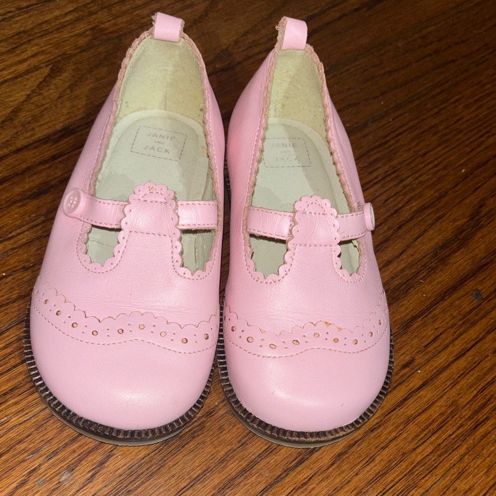 Janie and Jack Light Pink Dress Shoes